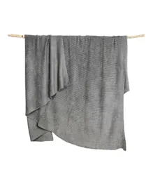 Barefoot Dreams Bamboo Chic Lite Blanket - Pewter