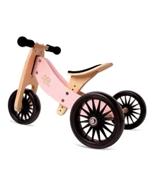 Kinderfeets 2-in-1 Tiny Tot Plus Tricycle & Balance Bike - Rose
