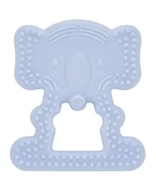 قفازات التسنين للأطفال بيبيجم بتصميم الفيل - أزرق