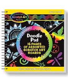 Melissa & Doug Scratch Art Doodle Pad - Multicolour