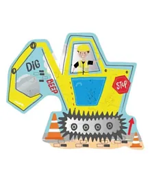 Floss & Rock Digger Shaped Jigsaw Puzzle with Shaped Box - 12 Pieces