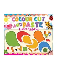 Colour, Cut and Paste Animal Kingdom - English
