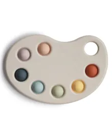 Mushie Paint Palette Press Toy - Multicolor
