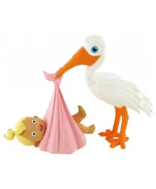 Comansi Stork With Baby Assorted - 9 cm