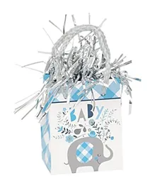Unique Elephant Gift Bag Balloon Weight - Blue