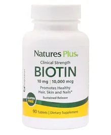 NATURES PLUS Biotin 10,000 MCG Tablets Tablets - 90 Pieces