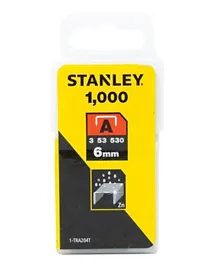 Stanley A6mm Light Duty Stapler Pins