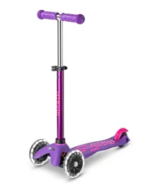 Micro Mini Deluxe LED Scooter - Purple Pink
