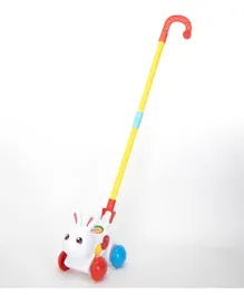 Push And Play Spinning Gear Rabbit Toy - Multicolour