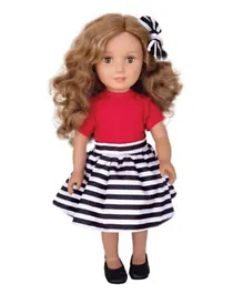 Hayati Girl Doll Siba in Striped Dress - 45.72 cm