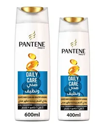 Pantene Pro-V Daily Care 2 in 1 Shampoo Bottles - Pack of 2