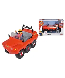 Fireman Sam From Simba Hydrous With  Figurine - Red