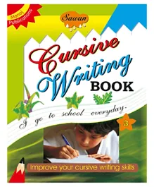 Sawan Cursive Writing Book 3 - English