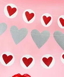 مجموعة أعلام قلب ودائرة الحب من ماي مايندز آي - قطعتين
