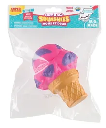 Soft'n Slo Squishies Series 1 Sweet Shop Super Berry Ice Cream Cone - Pink