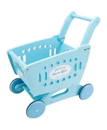 Woody Buddy Supermarket Trolley - Blue