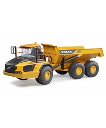 Bruder Volvo A60H Articulated Dump Truck Toy - Durable Kids Construction Vehicle, Yellow