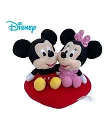 Disney Mickey & Minnie Heart Cushion