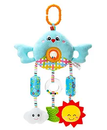 Happy Monkey Crib Hanging Plush Soft Rattle Pack of 1 - Bird