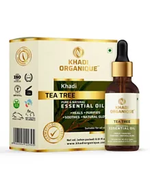 Khadi Organique Tea Tree Essential Oil - 15mL