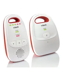 Vtech Digital Audio Baby Monitor - Red & White