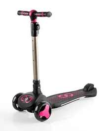 Megawheels Coolwheels Nova  3 Wheels Kick  Scooter With Flashing Led Lights - Pink