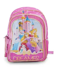 PAN Home Disney Princess Fearless Dreamer Backpack Pink - 16 Inches