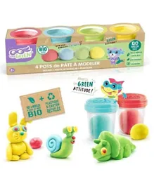 Canal Toys Plasticine Super Green Dough Pack - Pack of 4