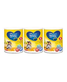 Bebelac Junior 3 Growing Up Milk Powder Pack of 3 - 900g each