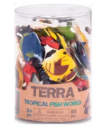 Terra and B Toys Fish World 60 Pieces - Assorted Colour and Design