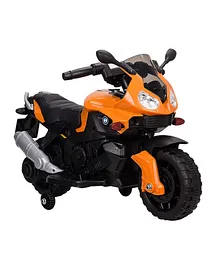 Megastar Ride On 6V Kids Rumbler Motorcycle - Orange