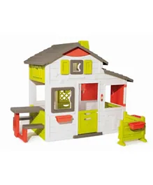 Smoby Neo Friends House Playhouse - Multicolor