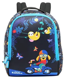 Smily Kiddos Preschool Backpack Black - 10 Inches