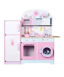 Little Angel Kids Wooden Kitchen Playing Toy Set