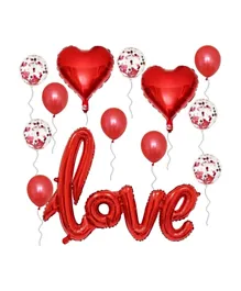 Highlands Red Love Heart Balloons