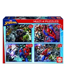 Educa Puzzles Ultimate Spiderman Set of 4 Puzzles - 50, 80, 100 & 150 Pieces