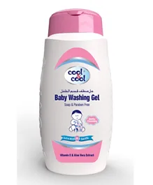 Cool & Cool Vitamin E & Aloe Vera Infused Alcohol Free Head To Toe Baby Washing Gel - 250mL