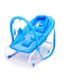 Asalvo Baby Bouncer with Hanging Toys - Sky Blue