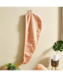 HomeBox Atlanta Ribbed Cotton Hair Wrap Towel