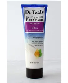 Dr Teals Epsom Salt Foot Cream Shea Butter & Aloe Vera - 227g
