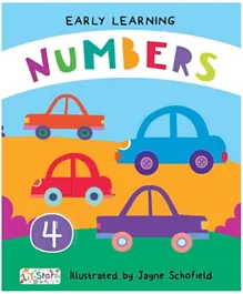 Numbers Early Learning Padded Board Book - 15 Pages