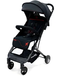 Asalvo Travel  Stroller - Black Red