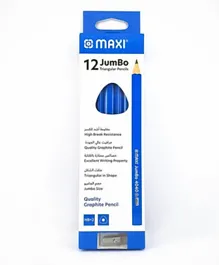 Maxi Jumbo Triangular Pencils - 12 Pieces