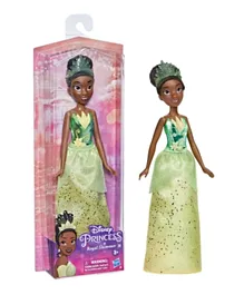 Disney Princess Royal Shimmer Tiana Doll, Fashion Doll With Skirt and Accessories - 35.5cm