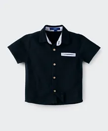 Jam Front Pocket Woven Shirt - Navy