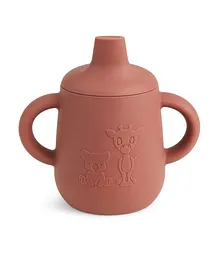 Nuuroo Aiko Silicone Cup with Sippy Lid - Mahogany