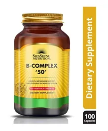 Sunshine Nutrition B Complex 50 - 100 Vegetable Capsules