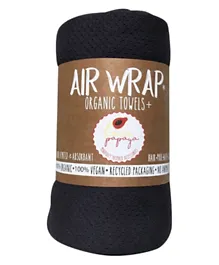Woombie Air Wrap Organic Towel - Black