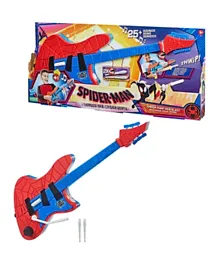 Marvel Spider-Man Across the Spider-Verse Spider-Punk Web Blast Guitar with Whammy Bar Blast Action
