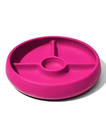 Oxo Tot Silicone Divided Plate - Pink